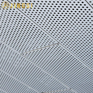 Panneau perforé en métal SS, plaque en aluminium à fentes, maille métallique <span class=keywords><strong>perforée</strong></span> pour plafond décoratif - Product Image 1