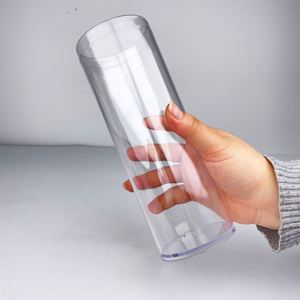 Nuevo Vaso Recto de Sublimación de 20oz para Niños, DIY con Purpurina y Diseño de Globo de Nieve, Taza de Café con Tapa - Product Image 4