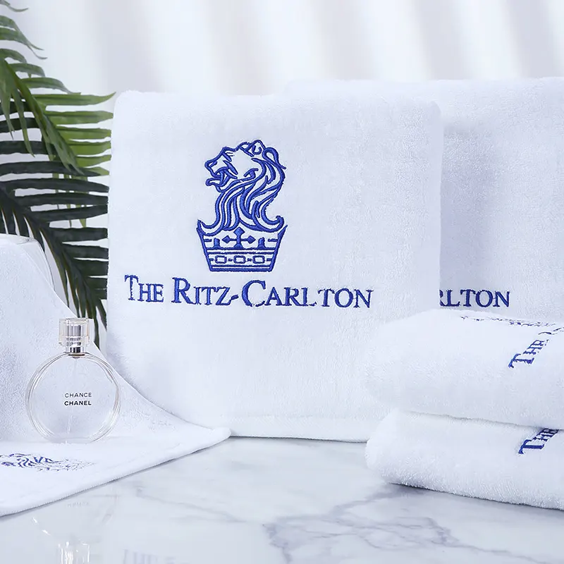 5 yıldızlı hilton otel % 100% pamuk havlu ve bornoz lüks otel banyo havlusu otel keten spa banyo havlusu