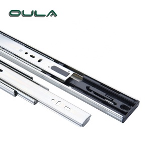 OULA 45mm Soft-Close Single Spring <strong>Drawer</strong> <strong>Slide</strong> <strong>Full</strong> <strong>Extension</strong> with Adjustable Design for Modern Kitchen Hotels Warehouses - Product Image 1