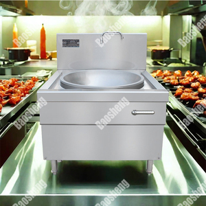 Forno a coda singola commerciale a doppia testa da 12KW 15KW fornello elettromagnetico ad alta potenza - Product Image 2