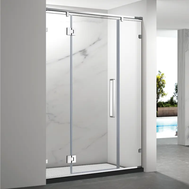Bathroom Corner Frameless Shower Stall Tempered Glass Cabina De Ducha Hinge Shower Door