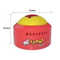 Buzzer à bouton-poussoir, jouet farceur, sons de frottement programmables, compact, portable, accessoire de jeu amusant pour les fêtes