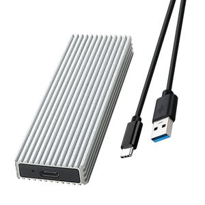 Aluminium M.<span class=keywords><strong>2</strong></span> NVME SSD-Gehäuse adapter, USB 3.1/3.<span class=keywords><strong>2</strong></span> Gen <span class=keywords><strong>2</strong></span> (10 Gbit/s) zu NVME PCI-E M-Key Solid State Drive Externes Gehäuse - Product Image 5