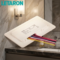 LETARON Nouveau capteur intelligent tout-en-un à commande gestuelle, étanche IP20, avec gradation progressive CCT, certifié CE ROHS, pour miroir de salle de bain