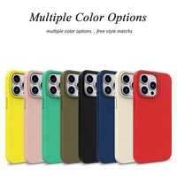 Coque de téléphone écologique en paille de blé personnalisée et biodégradable pour iPhone 15 Pro Max