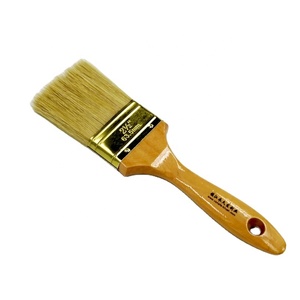 6 pouces Chine Offre Spéciale Produit Manche En Bois En Vrac Synthétique Tippered Filament Pinceau Ensemble - Product Image 4