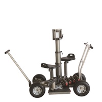 QFYS-chariot de voiture de Rail orbital, chariot de piste en acier inoxydable pour le tir