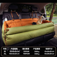 Coussin de voiture pour animaux de compagnie en similicuir de luxe, lit surélevé pour chien avec boucle de sécurité, LOGO personnalisé, lits de luxe pour chiens, siège de voiture pour animaux de compagnie