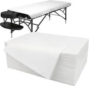 Draps de table de massage jetables écologiques Couvre-table de massage imperméable Draps de spa jetables