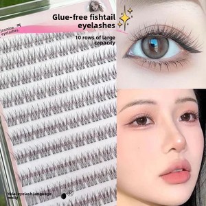 ขนตาปลอมแบบหางปลา ยี่ห้อ Ya Mo Ciliary Language  ไม่มีส่วนผสมของเจล  ดูเป็นธรรมชาติ  แบบแยกช่อ  สำหรับใช้ทุกวัน - Product Image 3