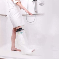 Protecteur réutilisable de plâtre, sac en fonte à demi-jambes pour cannelure, Bandage et plâtre, pour les adultes, 100%