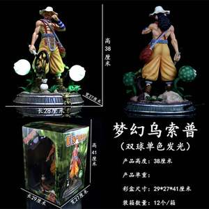 Tamaño grande 1 pieza Dream <span class=keywords><strong>Usopp</strong></span> PVC Anime figura estatuas modelo juguete Unisex gran estatua 38CM - Product Image 6