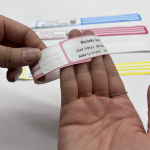Pulseras de papel de polipropileno imprimibles térmicamente Banda de hospital Térmica Directa <span class=keywords><strong>para</strong></span> promover <span class=keywords><strong>eventos</strong></span> especiales - Product Image 5
