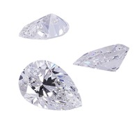Piedras Preciosas Starsgem, Diamantes Cultivados en Laboratorio, Corte Pera de 2*3mm y 5*7mm, Color D, Corte Excelente, para Joyería