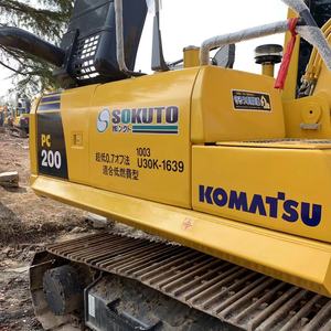 รถขุดไฮดรอลิก Komatsu PC200-8 รุ่นปี 2020 มือสอง พร้อมปั๊มและมอเตอร์ มีจำหน่ายในสต็อก น้ำหนัก 20 ตัน - Product Image 4