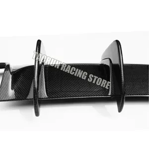 Diffuseur de pare-chocs arrière en fibre de carbone avec grand <span class=keywords><strong>aileron</strong></span> pour Benz W204 C180 C200 C300 C63 4 portes et 2 portes Faceliftt 12-14 - Product Image 5