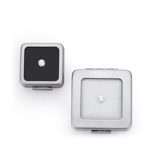 Bán buôn cao cấp vuông hình chữ nhật kim loại Kim Cương Đá hộp bộ sưu tập Sapphire đá quý Emerald trang sức hiển thị Khay hộp - Product Image 3