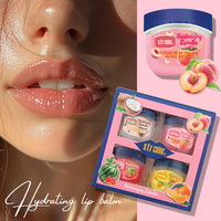 Hoge kwaliteit biologische veganistische lippenbalsem crème fruit lipgloss groothandel natuurlijke hydraterende herstellende exfoliërende lippenvergroter waterdicht