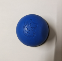Balles de massage élastiques en caoutchouc avec fonction musicale pour fessiers, jambes, bras, pieds, codes-barres imprimés à la main, design et logo personnalisés
