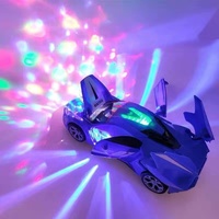 Coche de Juguete Transformable KK 2025 con Luces LED y Música, Juguete de Plástico Resistente para Niños y Niñas, Regalo Educativo