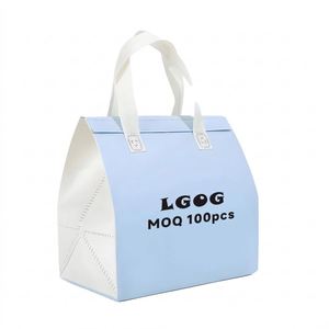 Sac isotherme personnalisé en non-tissé imperméable, sac de livraison pour plats à emporter, bento, thé au lait, emballage de livraison - Product Image 1
