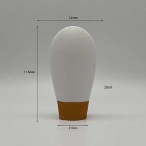 Bouteille vide de 50 ml en forme d'ampoule à toucher doux, en stock usine, pour <span class=keywords><strong>crème</strong></span> solaire, <span class=keywords><strong>crème</strong></span> pour les mains, isolation, fond de teint, <span class=keywords><strong>crème</strong></span> <span class=keywords><strong>BB</strong></span>/<span class=keywords><strong>CC</strong></span> - Product Image 5