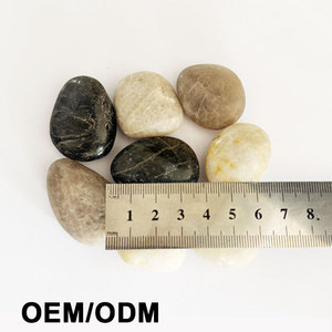 Galets polis de qualité supérieure 3-5 cm, couleurs mélangées, sans coins vifs, pour tortues, aquariums et jardins - Product Image 4