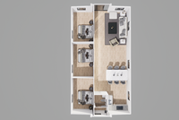 Maisons conteneurs de 20/40 pieds, maisons pliantes, maisons mobiles, configurées de manière luxueuse, studios extensibles, avec salles de bain, cuisines