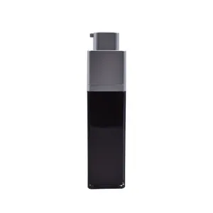 Hign时尚黑色亚克力泵瓶30毫升50毫升麻花无气泵化妆品瓶