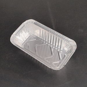 Barquette rectangulaire jetable en aluminium de 200 ml, compatible four, pour cuisson, idéale pour pains et tartes, qualité usine - Product Image 2