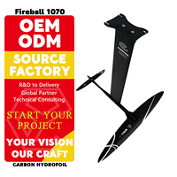 FIREBALL 1070 ULTRA haut module carbone mât sup aile Wingfoil planche de surf électronique jeux nautiques sport Kitesurf feuille hydroptère