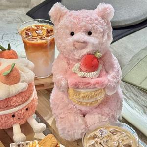 JC nến sinh nhật lần thứ 25 ngon màu hồng Kem Đào bánh trang trí buổi chiều trà rửa kỹ thuật PP bông điền mới sang trọng - Product Image 5