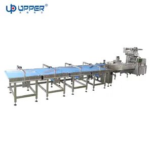Manual pouring, automatic high-speed assembly line packaging machine, chocolate packaging production line, food packaging