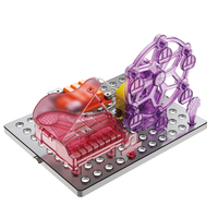 Kit d'expériences éducatives STEM pour enfants : Blocs de construction de circuits télécommandés avec application, kit scientifique de physique DIY