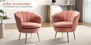 Đồ nội thất phòng khách hiện đại Đồ nội thất nhà nhung ghế bọc ghế bành giải trí nhung giọng ghế - Product Image 4