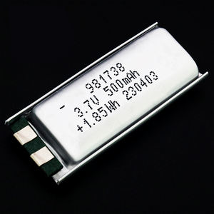 공장 사용자 정의 충전식 3.7V 500mAh 리튬 이온 배터리 981738 파우치 리튬 배터리 충전식 리포 배터리 - Product Image 3