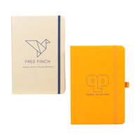 Carnet de notes personnalisé pour réunions d'affaires, fermeture élastique, cuir PU, 100 feuilles lignées, carnet de notes de bureau avec fermeture élastique