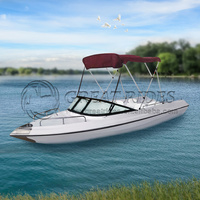 Vente chaude 17.6ft/5.38m Yachts à voile en fibre de verre avec 6 sièges Ferry Boats Jet de sport à bas prix