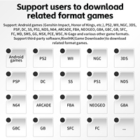 128 Go/256 Go ANBERNIC RG Vita Android 12 Écran tactile HD 5,46 pouces T618 Wi-Fi5 5000 mAh Simulateurs PS2/WII Consoles de jeux vidéo