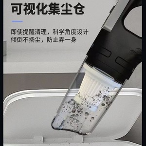 Aspiradora de Mano de 180W y 0.4L, Portátil, a Batería, para Uso en Casa y Auto, con Fuerte Succión - Product Image 2