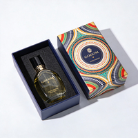 Boîte cadeau de parfum haut de gamme avec tiroir coulissant, doublure en éponge, gaufrage, carton rigide, emballage personnalisé pour parfum de voiture