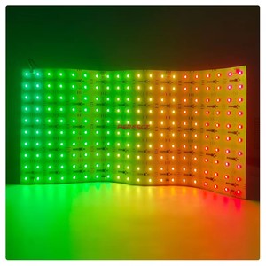 Pannello <span class=keywords><strong>LED</strong></span> Flessibile 24V Personalizzabile e Tagliabile, Ideale <span class=keywords><strong>per</strong></span> Piani di Lavoro e Superfici in Pietra, 24V RGBW 500*250mm - Product Image 4