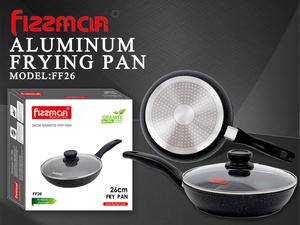 ELZZAACLR poêle à frire <span class=keywords><strong>granit</strong></span> avec couvercle en verre alliage d'aluminium chinois antiadhésif woks et remuer samosa poulet pommes de terre poêles à frire - Product Image 5