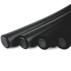 Puños de manillar tipo mariposa para bicicleta de montaña, 25.4 mm, espuma de esponja negra mate para bicicletas de turismo - Product Image 4