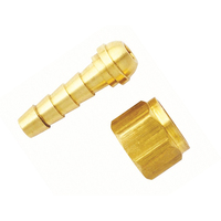 Connecteur d'adaptateur de gaz Propane en laiton, usinage CNC de haute qualité, connexion rapide 1/4 "NPT prise mâle à plein débit