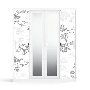 Armario Metálico Impreso con Puertas Correderas con Espejo de 1600 mm - Product Image 2