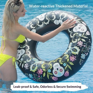Bouée de natation gonflable pour adulte avec fonction de changement de couleur activée par l'eau, matériau PVC respectueux de l'environnement - Product Image 3
