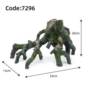 Bois flottant artificiel pour <span class=keywords><strong>aquarium</strong></span>, racine en résine, tronc d'arbre, cachette pour poissons, décoration d'<span class=keywords><strong>aquarium</strong></span>, aspect naturel, décoration en bois pour terrarium de reptiles - Product Image 5
