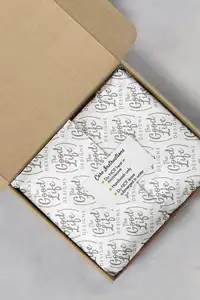 Custom Tissue Papier Cadeaupapier Met Bedrijf Logo Kledingstuk Verpakking Papier